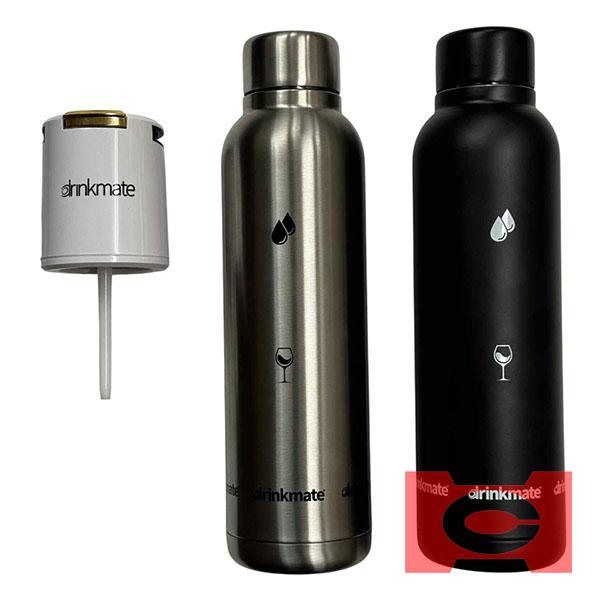 不鏽鋼汽水瓶含打氣頭 ( 適用Drinkmate 汽水機 )
